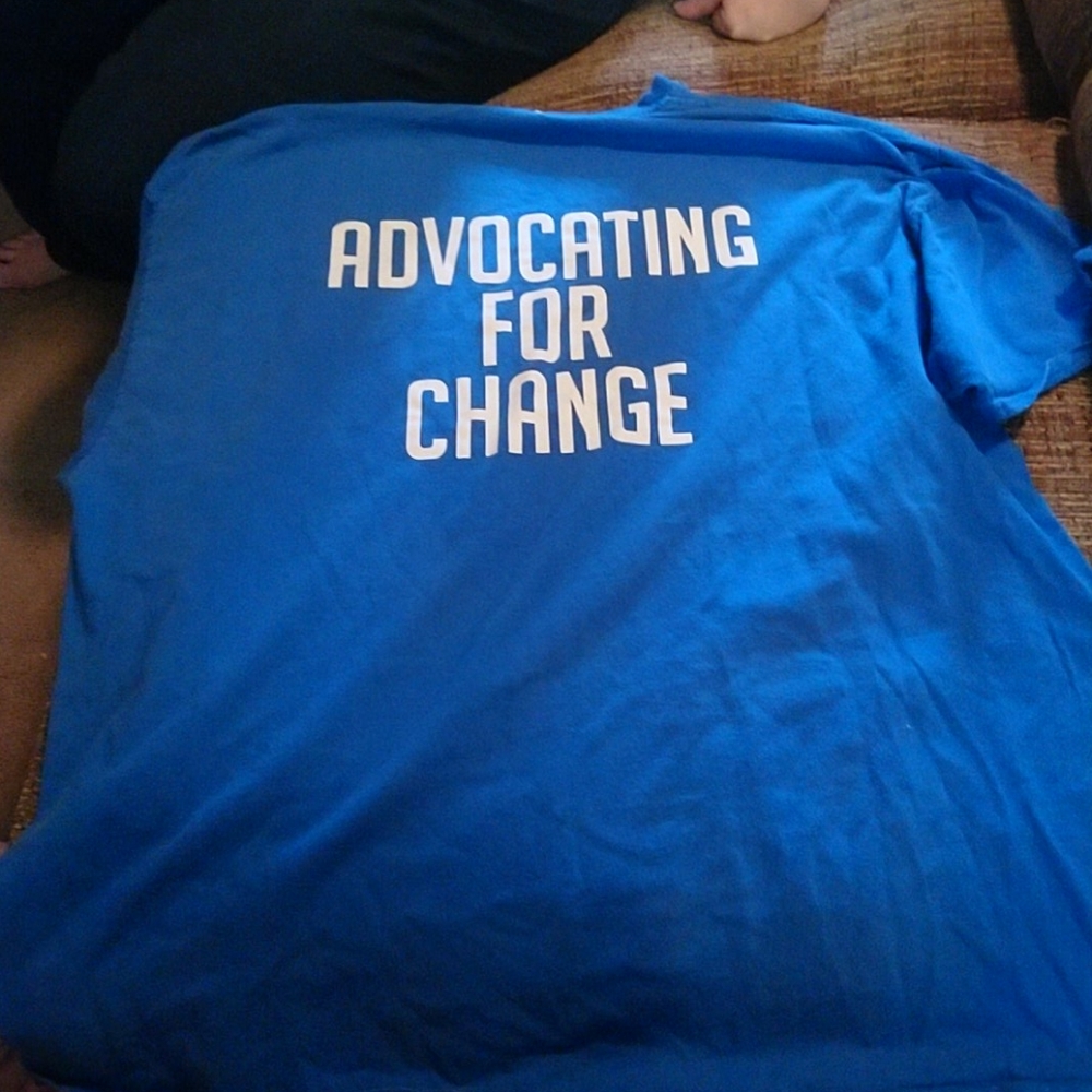 Blue shirt
